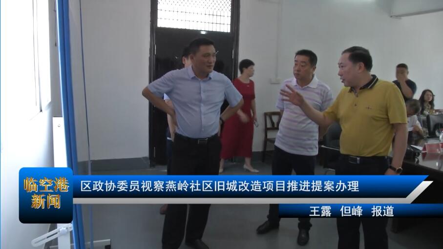 区政协委员视察燕岭社区旧城改造项目推进提案办理