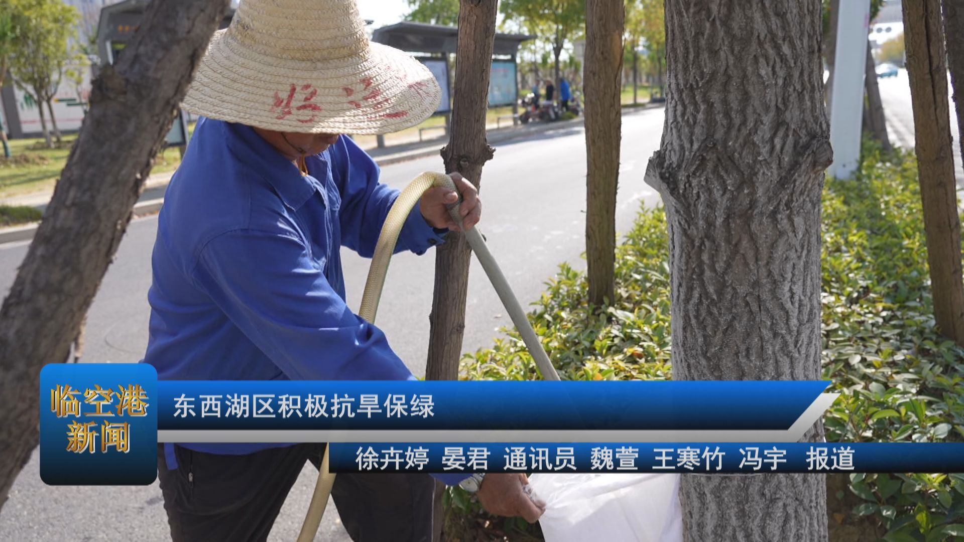 东西湖区积极抗旱保绿