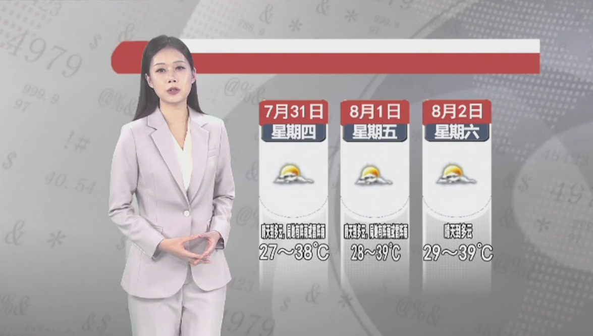 天气预报2025年7月30日