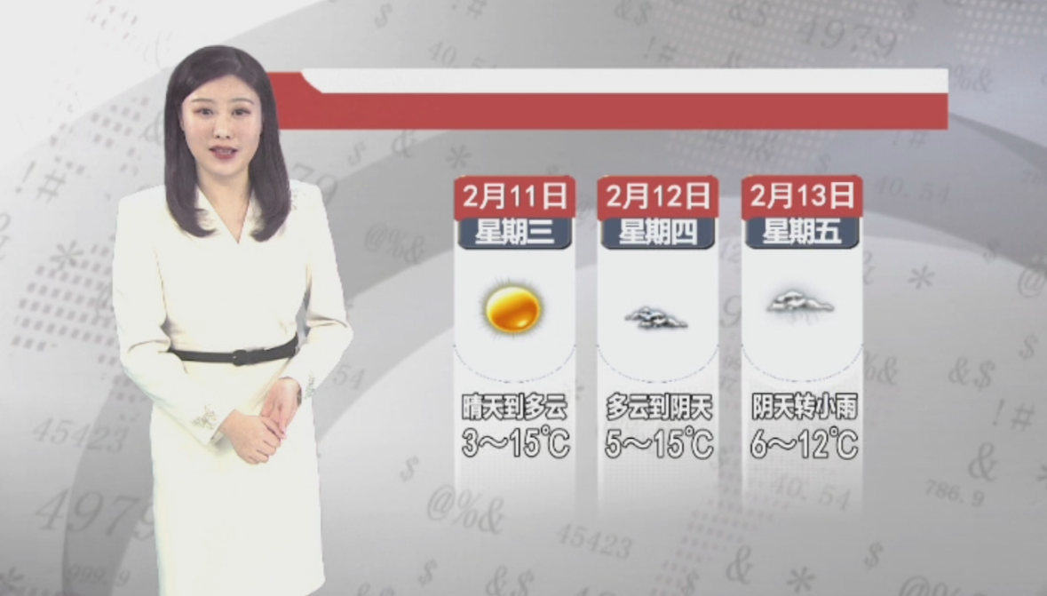 天气预报2026年2月10日