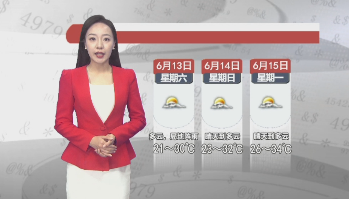 天气预报2026年6月12日