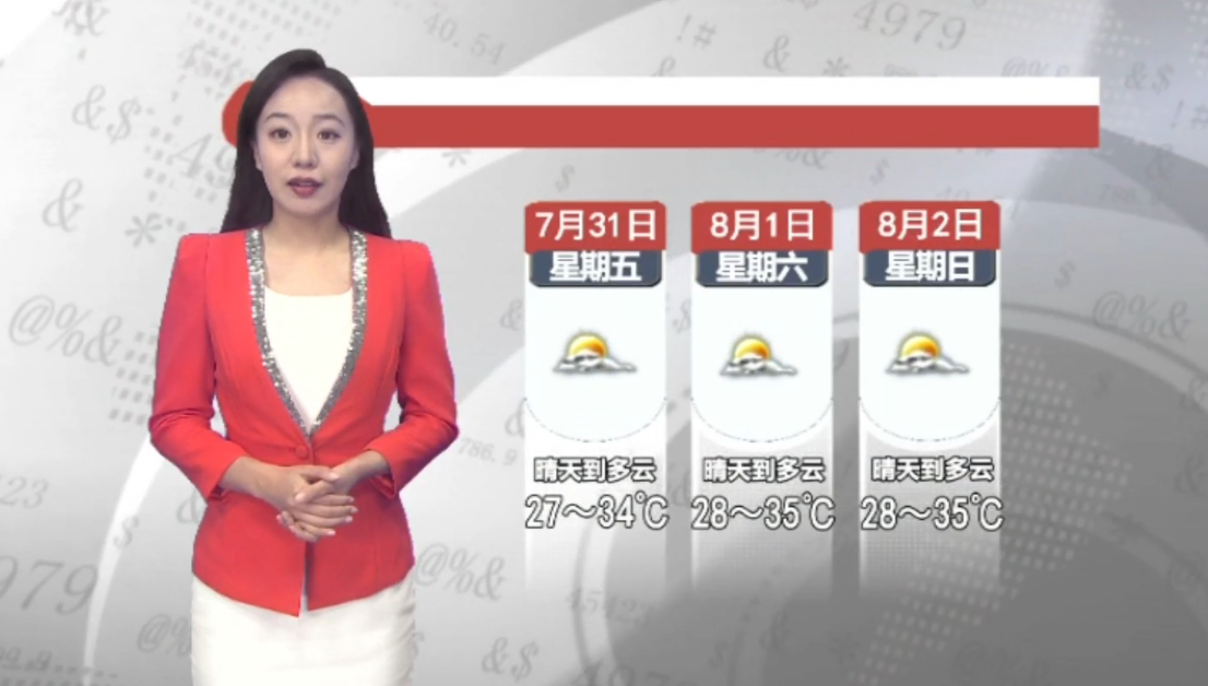 天气预报2026年7月30日