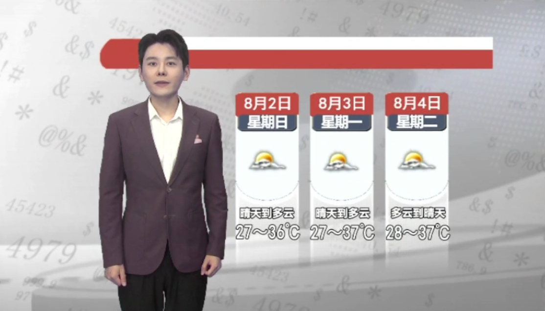 天气预报2026年8月1日